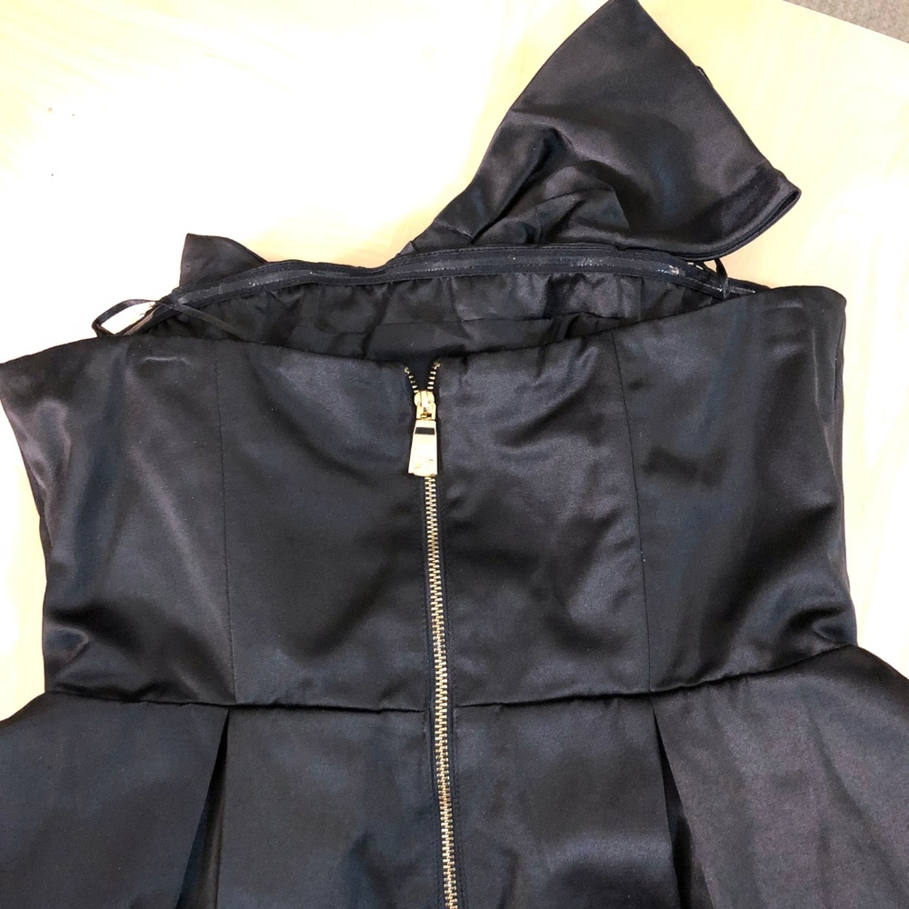 Kate Young Strapless Bow Dress Sz 4 - Picture 3 of 5